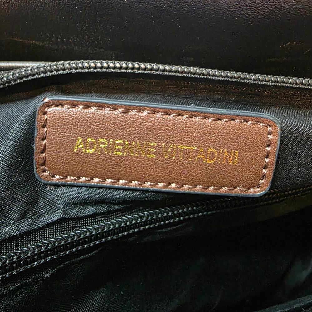 NWT Adrienne Vittadini Signature Collection Strike Satchel - $210 MSRP - Picture 8 of 9